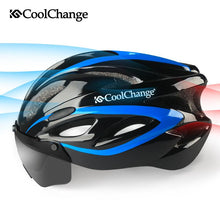 Load image into Gallery viewer, CoolChange Bicycle Helmet EPS Insect Net Road MTB Bike wind resistant
 Lenses Integrally-molded Cycling Casco Ciclismo