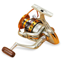 Load image into Gallery viewer, Yumoshi EF1000-7000 12BB 5.2:1 heavy metal
 rotatable Fishing Reels Fly Wheel For Fresh/ Salt Water