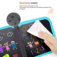 Load image into Gallery viewer, Childrens painting this magical movable tiny blackboard inventive graffiti painting water chalk erasable painting kindergarten gifts