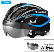 Load image into Gallery viewer, CoolChange Bicycle Helmet EPS Insect Net Road MTB Bike wind resistant
 Lenses Integrally-molded Cycling Casco Ciclismo