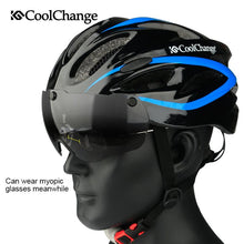 Load image into Gallery viewer, CoolChange Bicycle Helmet EPS Insect Net Road MTB Bike wind resistant
 Lenses Integrally-molded Cycling Casco Ciclismo