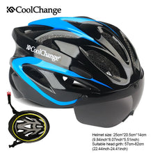 Load image into Gallery viewer, CoolChange Bicycle Helmet EPS Insect Net Road MTB Bike wind resistant
 Lenses Integrally-molded Cycling Casco Ciclismo