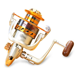 Yumoshi EF1000-7000 12BB 5.2:1 heavy metal
 rotatable Fishing Reels Fly Wheel For Fresh/ Salt Water